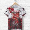 NRL St. George Illawarra Dragons ANZAC 2022 Indigenous Kids T-Shirt
