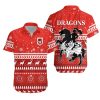 NRL St. George Illawarra Dragons Christmas Style – Red Hawaiian Shirt
