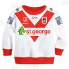 NRL St. George Illawarra Dragons Custom Name Number 2020 Home Jersey Kids Sweatshirt
