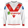 NRL St. George Illawarra Dragons Custom Name Number 2021 Home Jersey Sweatshirt