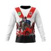 NRL St. George Illawarra Dragons Custom Name Number 2022 ANZAC Day Sweatshirt