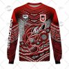 NRL St. George Illawarra Dragons Custom Name Number 2022 Indigenous Fishing Jersey Sweatshirt