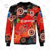 NRL St. George Illawarra Dragons Custom Name Number 2022 Indigenous Jersey Sweatshirt