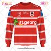 NRL St. George Illawarra Dragons Custom Name Number 2023 Away Jersey Sweatshirt