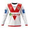 NRL St. George Illawarra Dragons Custom Name Number 2023 Home Jersey Sweatshirt