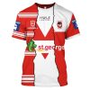 NRL St. George Illawarra Dragons Custom Name Number 2023 Mix Jersey T-Shirt