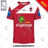 NRL St. George Illawarra Dragons Custom Name Number 2023 Trainning Jersey T-Shirt