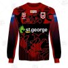 NRL St. George Illawarra Dragons Custom Name Number – NRL 2020 Nines Jersey Sweatshirt