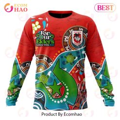 NRL St. George Illawarra Dragons Custom Name Number Special Design NAIDOC Sweatshirt