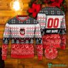 NRL St. George Illawarra Dragons Custom Name Number Ugly Christmas Sweater V2