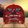 NRL St. George Illawarra Dragons Custom Name Red Indigenous Classic Cap