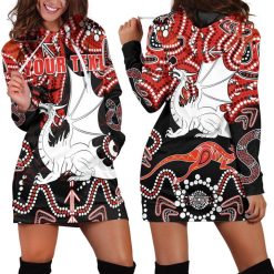 NRL St. George Illawarra Dragons Custom Text Indigenous Limited Edition Women Hoodie Dress