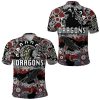 NRL St. George Illawarra Dragons Indigenous – Black Polo Shirt