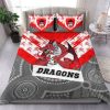 NRL St. George Illawarra Dragons Indigenous Mascot Doona Cover