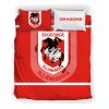 NRL St. George Illawarra Dragons Red Doona Cover V3