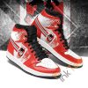 NRL St. George Illawarra Dragons Red White Air Jordan 1 High Sneakers