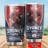 NRL Sydney Roosters Custom Name Mascot Est 1908 Tumbler