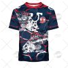 NRL Sydney Roosters Custom Name Number 2021 Fishing T-Shirt