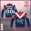 NRL Sydney Roosters Custom Name Number 2021 Home Jersey Baseball Jacket