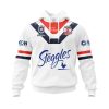 NRL Sydney Roosters Custom Name Number 2022 Heritage 20 Years Anniversary Jersey Pullover Hoodie