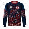 NRL Sydney Roosters Custom Name Number 2022 Indigenous Fishing Jersey Sweatshirt