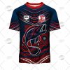 NRL Sydney Roosters Custom Name Number 2022 Indigenous Fishing Jersey T-Shirt