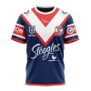 NRL Sydney Roosters Custom Name Number 2023 Home Jersey T-Shirt