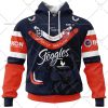 NRL Sydney Roosters Custom Name Number 2023 Indigenous Jersey Pullover Hoodie