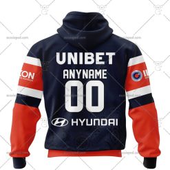 Alternative view of NRL Sydney Roosters Custom Name Number 2023 Indigenous Jersey Pullover Hoodie