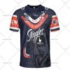 NRL Sydney Roosters Custom Name Number 2023 Indigenous Jersey T-Shirt