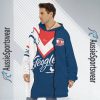 NRL Sydney Roosters Custom Name Number 2023 Mix Jersey Fleece Oodie
