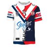 NRL Sydney Roosters Custom Name Number 2023 Mix Jersey V2 T-Shirt