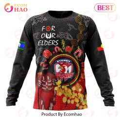 NRL Sydney Roosters Custom Name Number Special Edition NAIDOC Sweatshirt