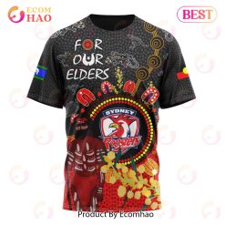 NRL Sydney Roosters Custom Name Number Special Edition NAIDOC T-Shirt