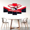 NRL Sydney Roosters Indigenous Navy White 5 Panel Canvas