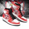 NRL Sydney Roosters Red White Air Jordan 1 High Sneakers