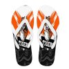 NRL Wests Tigers Black White Indigenous Mascot Flip Flops