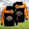 NRL Wests Tigers Custom Name Gold Black Sweatshirt