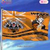 NRL Wests Tigers Custom Name Mascot House Flag V2