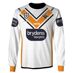 NRL Wests Tigers Custom Name Number 2019 Away Jersey Sweatshirt