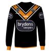 NRL Wests Tigers Custom Name Number 2020 Home Jersey Sweatshirt