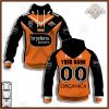NRL Wests Tigers Custom Name Number 2021 Away Jersey Pullover Hoodie