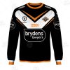 NRL Wests Tigers Custom Name Number 2021 Home Jersey Sweatshirt