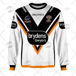 NRL Wests Tigers Custom Name Number 2022 Captains Run Jersey Sweatshirt