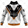 NRL Wests Tigers Custom Name Number 2022 Captains Run Jersey Zip Up Hoodie