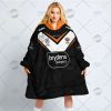 NRL Wests Tigers Custom Name Number 2022 Home Jersey Fleece Oodie