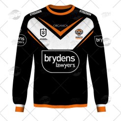 NRL Wests Tigers Custom Name Number 2022 Home Jersey Sweatshirt