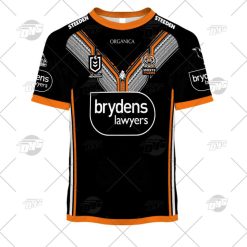 NRL Wests Tigers Custom Name Number 2022 Multicultural Jersey T-Shirt