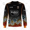 NRL Wests Tigers Custom Name Number 2022 Runout Tee Jersey Sweatshirt