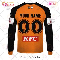 Alternative view of NRL Wests Tigers Custom Name Number 2023 Away Jersey Sweatshirt